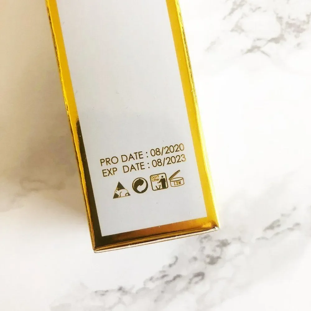 NIB Eloise Cosmetics GET LIT Metallic Foiled Liquid Eyeshadow in Pure Gold